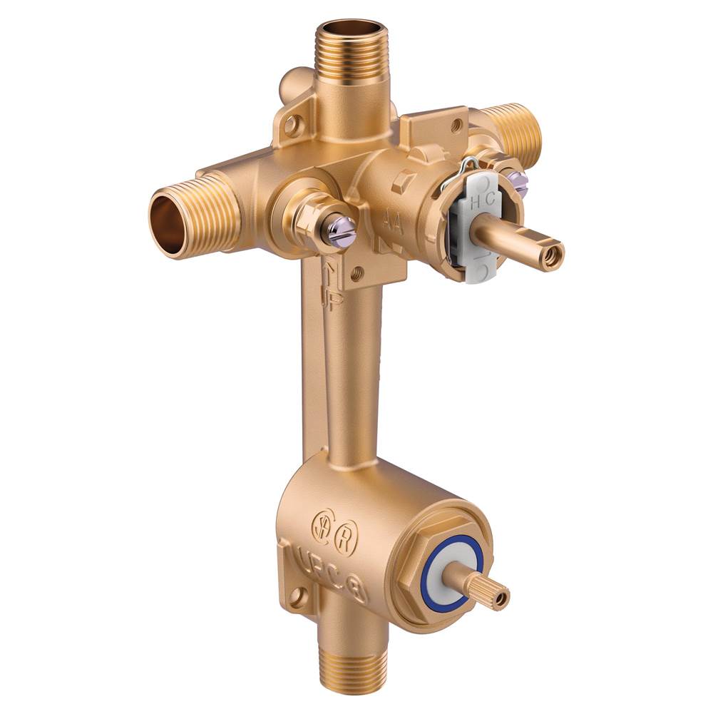 Moen Canada M-Pact Posi-Temp With Diverter 1/2'' Cc Ips Connection Includes Pressure Balancing Stops