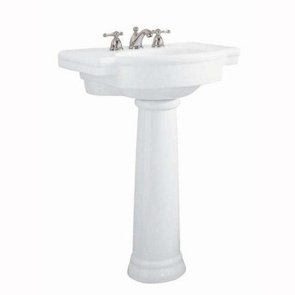 American Standard Canada Retrospect® 8-Inch Widespread Pedestal Sink Top and Leg Combination