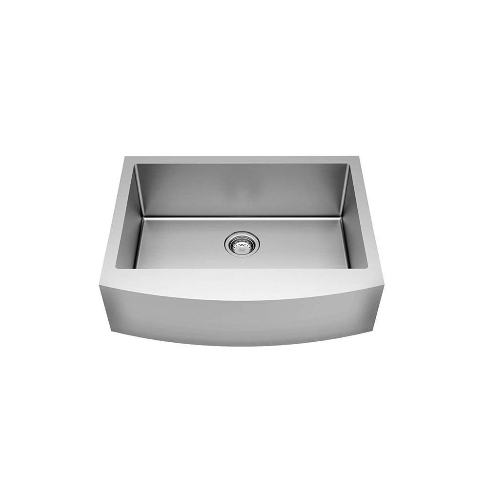 American Standard Canada Pekoe® 33 x 22-Inch Stainless Steel Single Bowl Farmhouse Apron Front Kitchen Sink