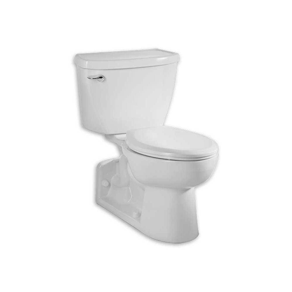 American Standard Canada Yorkville™ Two-Piece Pressure Assist 1.1 gpf/4.2 Lpf Chair Height Back Outlet Elongated EverClean® Toilet