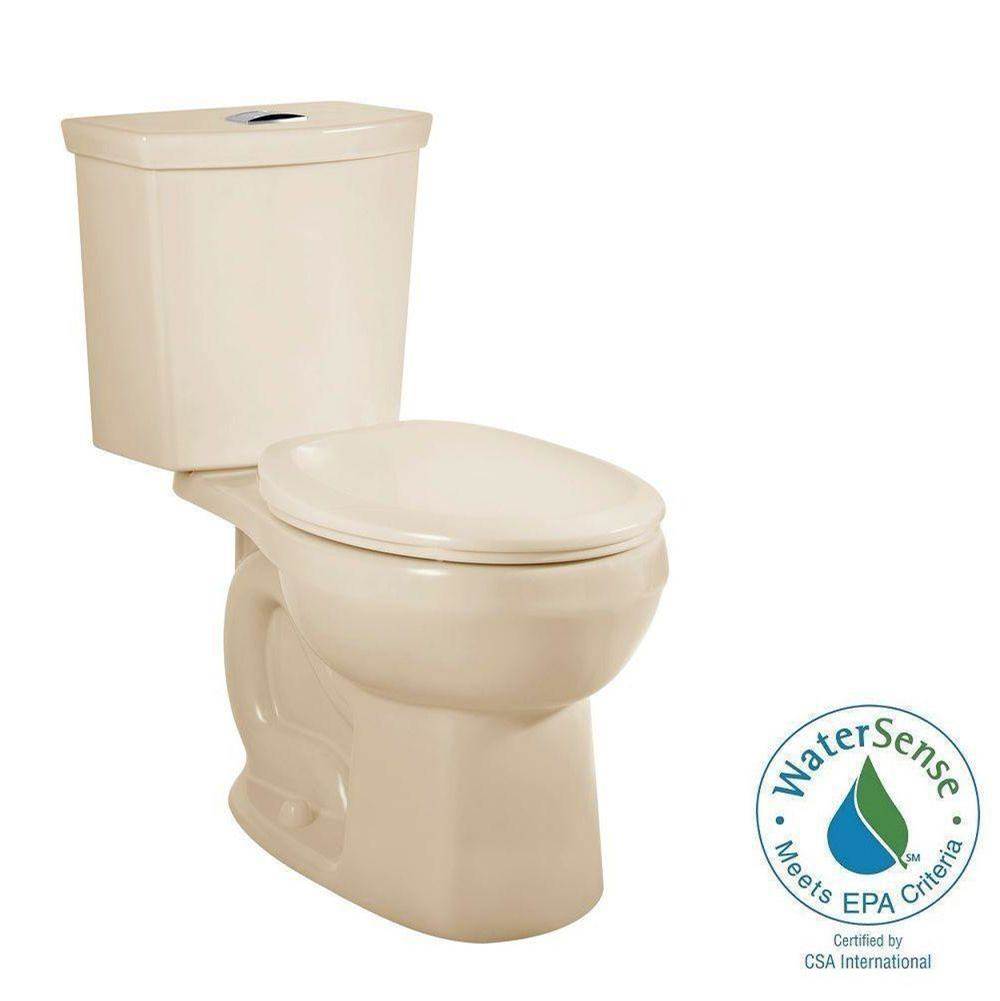 American Standard Canada H2Option® Two-Piece Dual Flush 1.28 gpf/4.8 Lpf and 0.92 gpf/3.5 Lpf Standard Height Round Front Toilet Less Seat