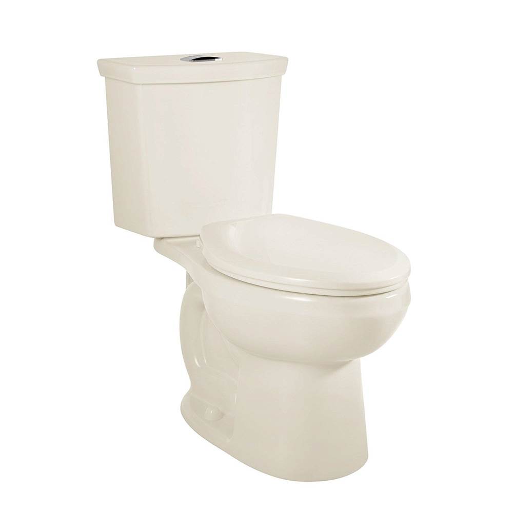 American Standard Canada H2Option® Two-Piece Dual Flush 1.28 gpf/4.8 Lpf and 0.92 gpf/3.5 Lpf Standard Height Round Front Toilet With Liner Less Seat