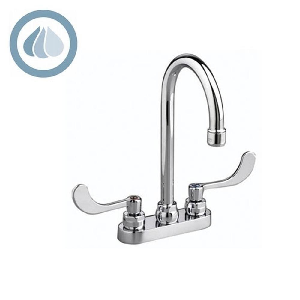 American Standard Canada Monterrey® 4-Inch Centerset Gooseneck Faucet With Wrist Blade Handles 1.5 gpm/5.7 Lpm With Limited Swivel