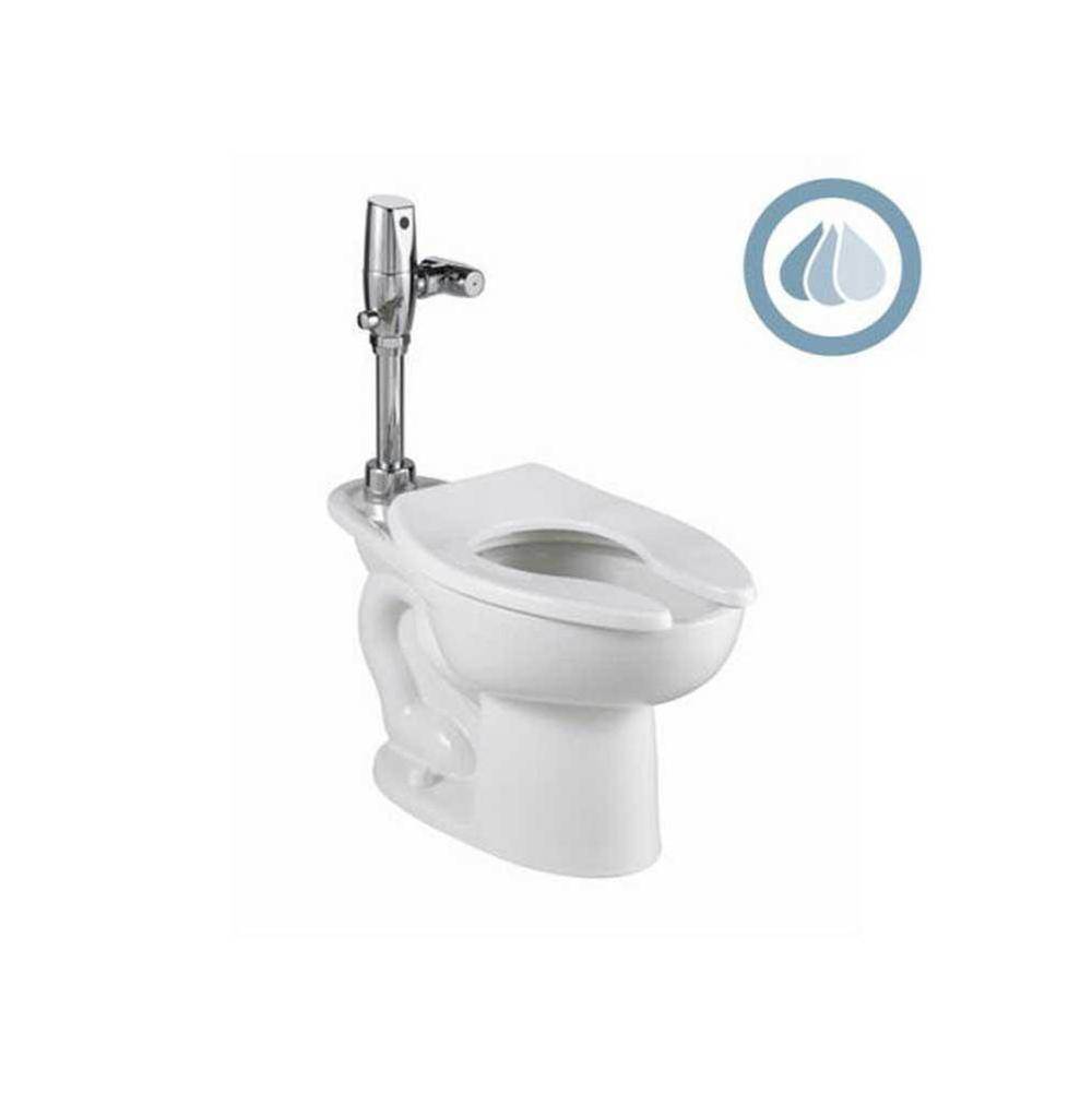 American Standard Canada Madera™ 1.1 - 1.6 gpf (4.2 - 6.0 Lpf) Chair Height Back Spud Elongated EverClean® Bowl With Bedpan Lugs