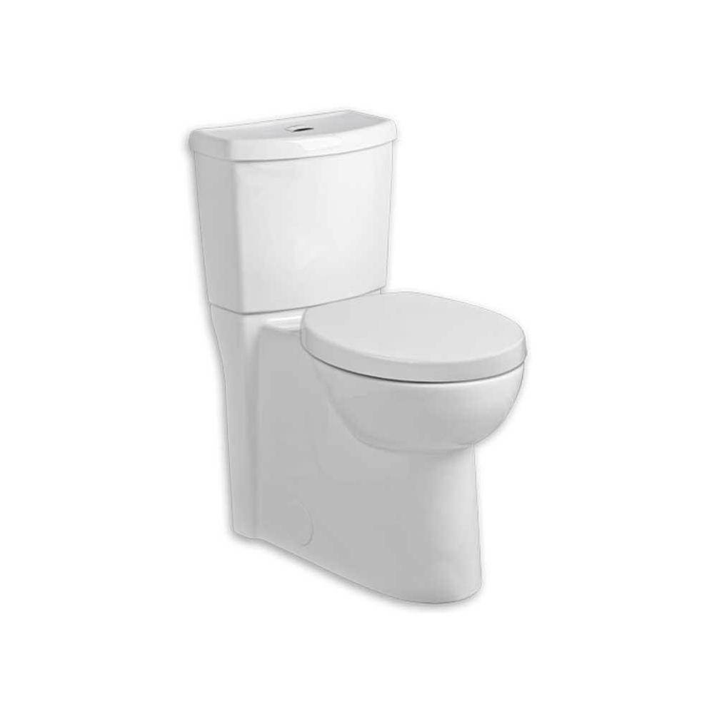 American Standard Canada Studio Skirted Two-Piece Dual Flush 1.6 gpf/6.0 Lpf and 1.1 gpf/4.2 Lpf Chair Height Round Front Toilet With Seat