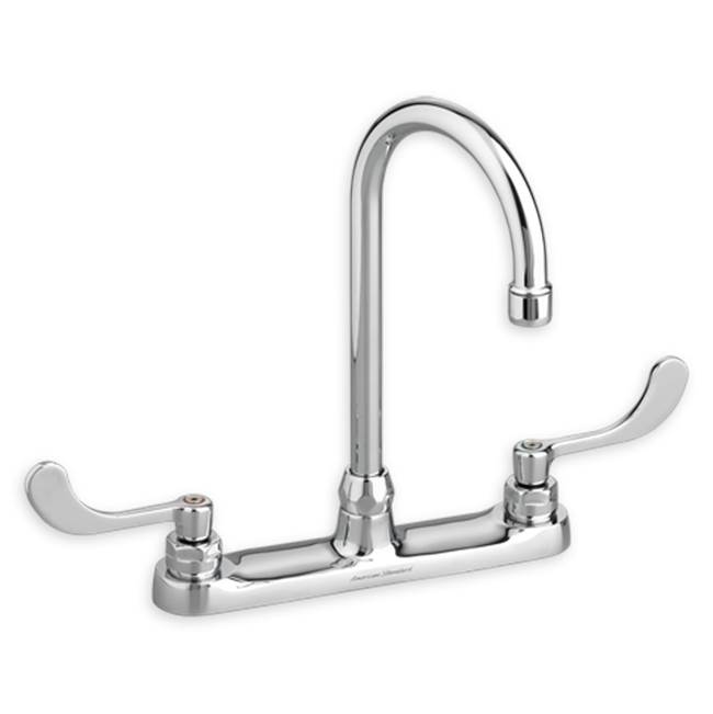 American Standard Canada Monterrey® Top Mount Kitchen Faucet With Gooseneck Spout and Wrist Blade Handles 1.5 gpm/5.7 Lpf