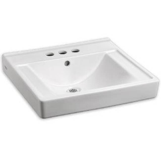 American Standard Canada Decorum® Wall-Hung EverClean® Sink With 4-Inch Centerset