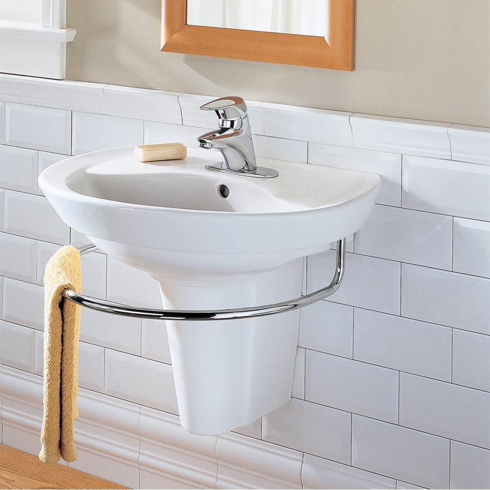 American Standard Canada Ravenna® 8-Inch Widespread Wall-Hung Sink and Semi-Pedestal Leg Combination
