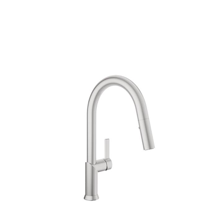 BARiL Single Hole Kitchen Faucet With 2-Function Pull-Down Spray