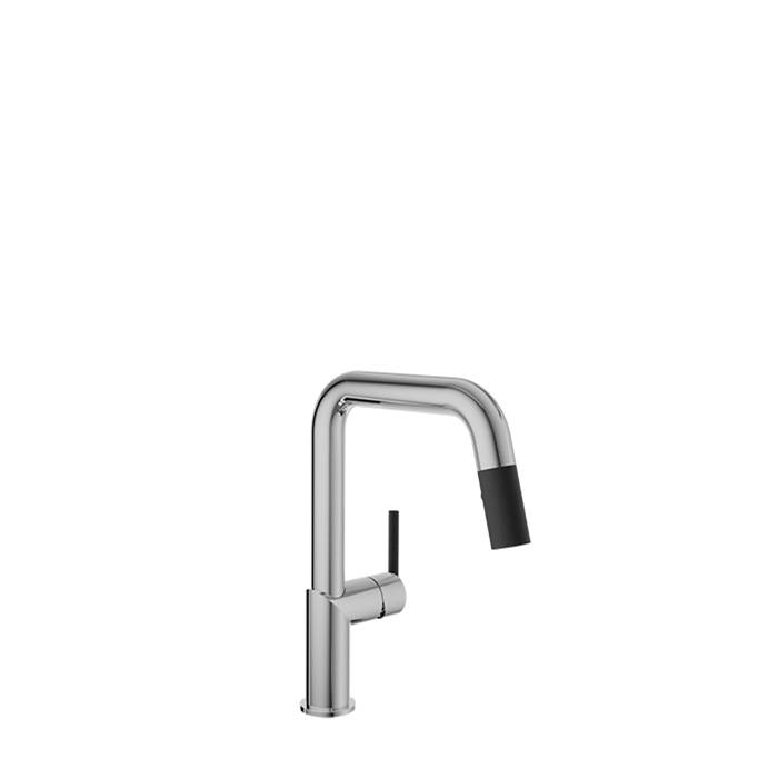 BARiL Single Hole Kitchen Faucet With 2-Function Pull-Down Spray