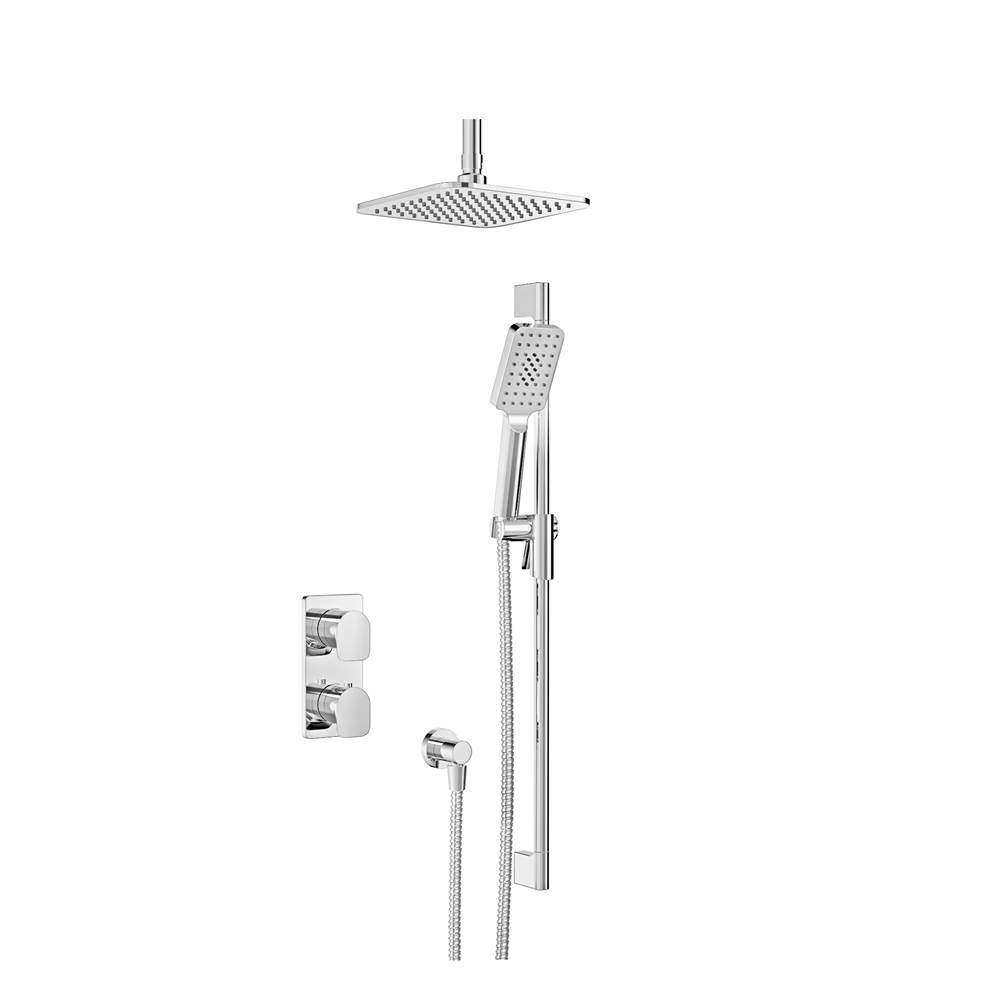 BARiL Complete Thermostatic Pressure Balanced Shower Kit (Non-Shared Ports)