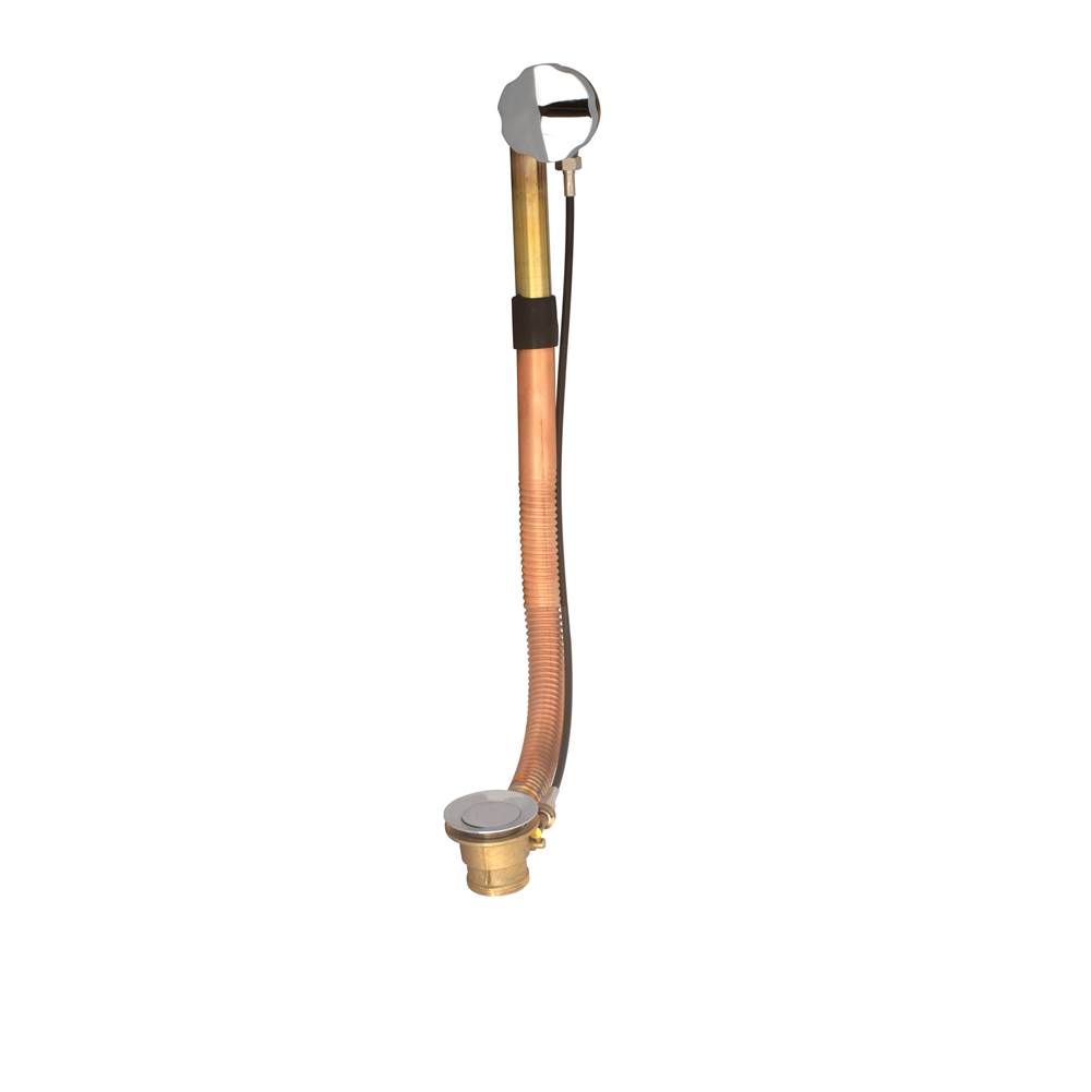 BARiL Turn Control Cable-Operated Brass Bath Waste And Overflow Drain