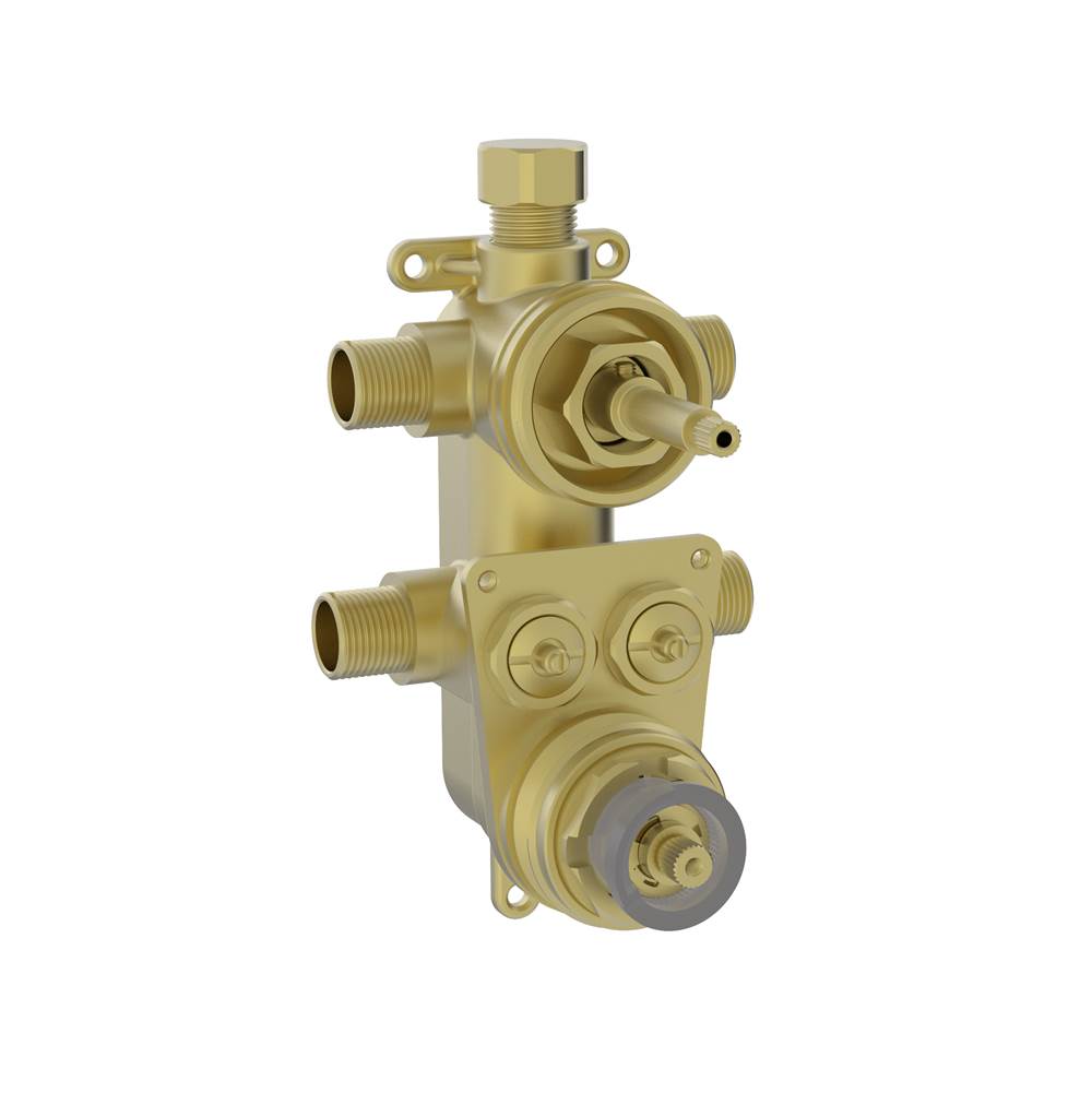 BARiL 2-Way Tp Rough (Shared Ports) - 1/2'' Male Npt Or Welded Copper Connections