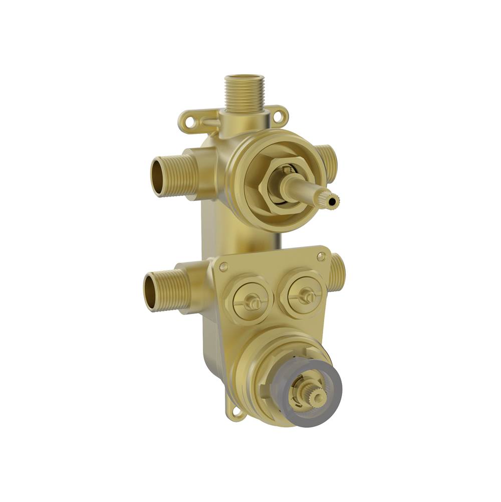 BARiL 3-Way Tp Rough (Non-Shared Ports) - 1/2'' Male Npt Or Welded Copper Connections