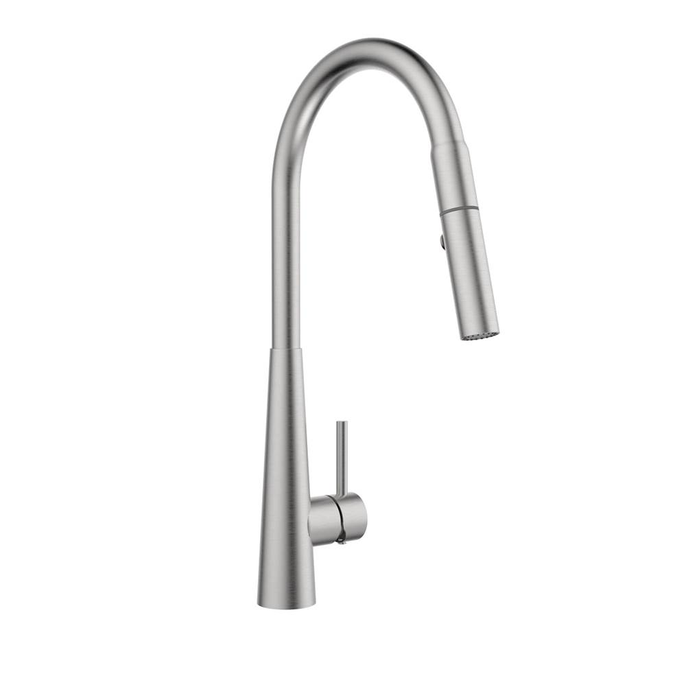 Belanger Slim No Weight - Kitchen Sink Faucet w/Integrated Pull-Down Spray