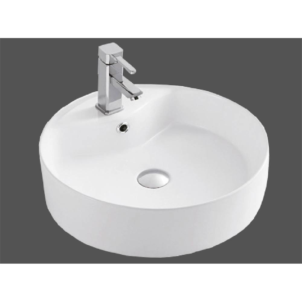 Bellati Porcelain basin with overflow Come