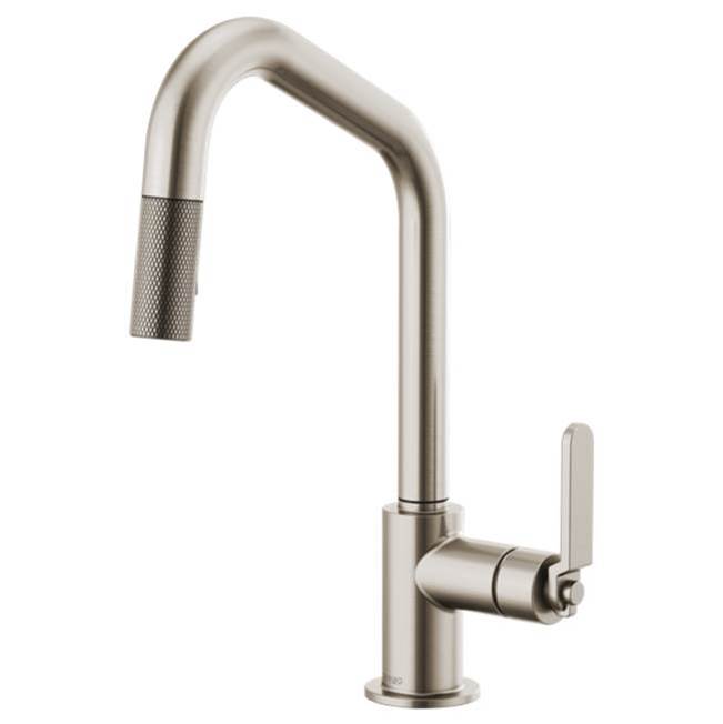 Brizo Canada Angled Spout Pull-Down, Industrial Handle