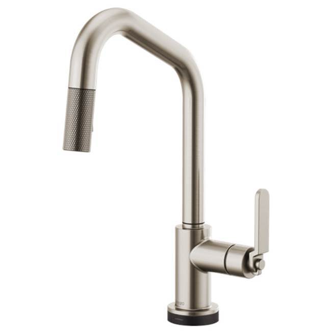 Brizo Canada Angled Spout Pull-Down With Smarttouch, Industrial Handle