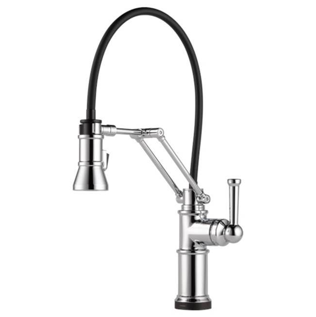 Brizo Canada Single Handle Articulating Arm Kitchen Faucet With Smarttouc