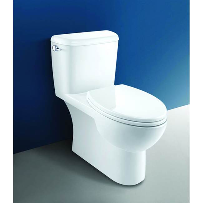 Caroma Canada Caravelle 1pc Side Lever Dual Flush With Soft Closing Seat