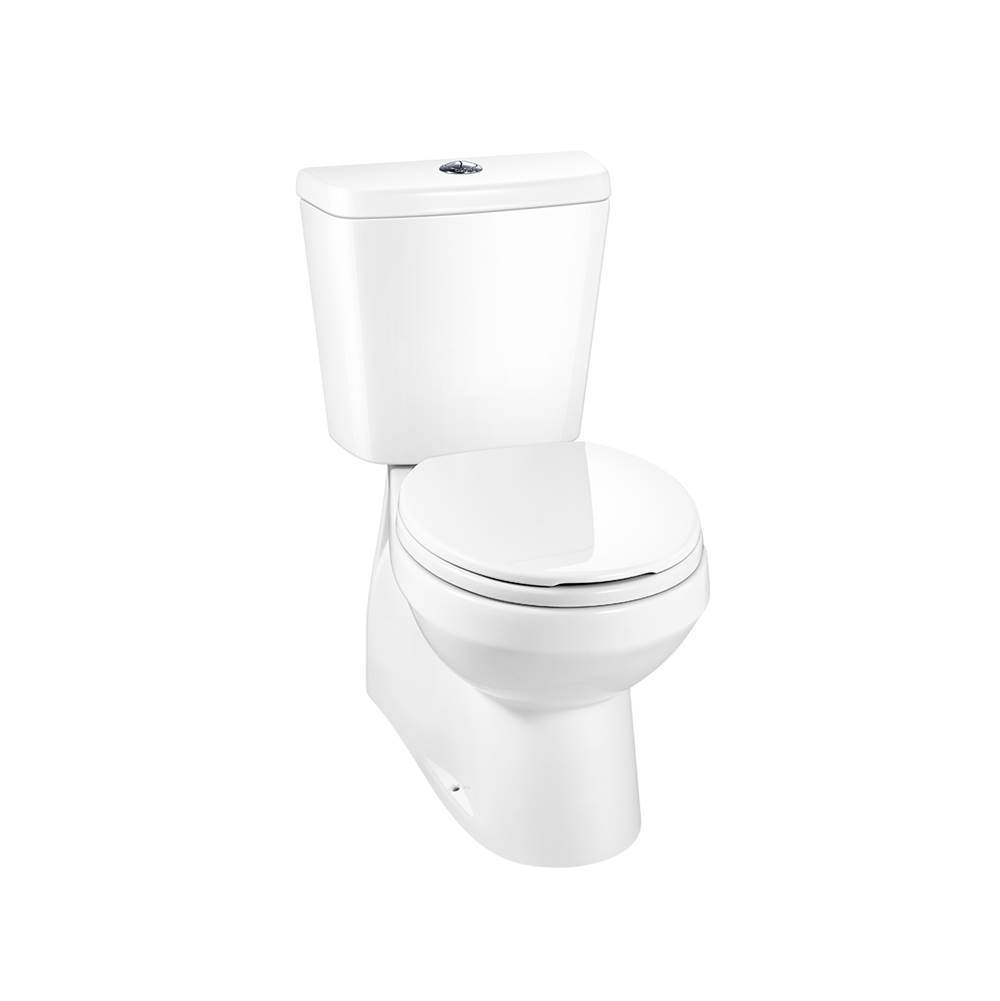 Caroma Canada Sydney Round Front Back Outlet Bowl/Connector/Seat