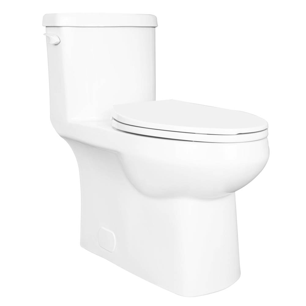 Contrac Cali 1 pc toilet with Touchless Sensor, Lined Tank