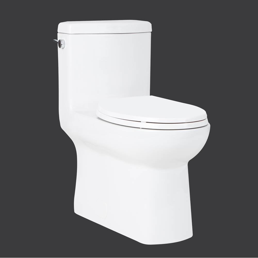 Contrac 3.0L Concealed Trapway, Elongated Plus Height with Smooth Close Seat, Unlined Tank