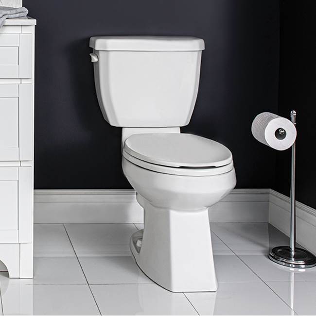 Contrac 3.5L HET Toilet, Round Front, 15.5'' Height, Unlined Tank (AIO) (does not include seat)