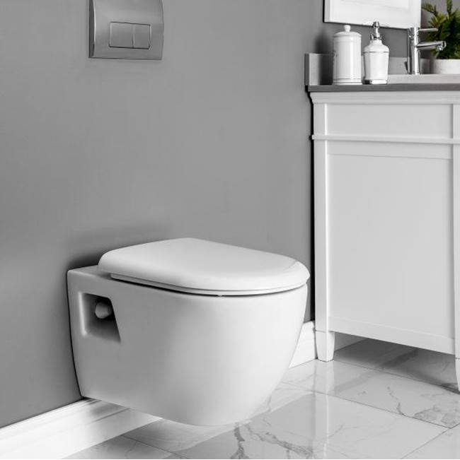 Contrac 6/3L Dual Flush Wall Hung Toilet, Smooth Close Seat, includes In Wall Tank Carrier, (push button not included) 
KIT CODE SKU