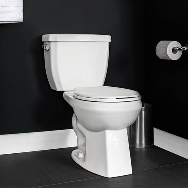 Contrac Carlin 4.8L Toilet Bowl Round Front, 15.5'' Height And Cane Lined Tank