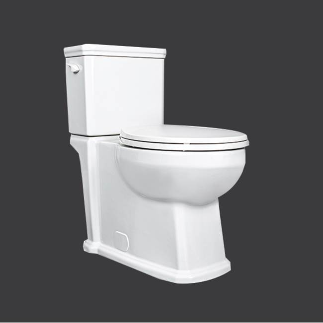 Contrac 4.8L Toilet Bowl Concealed Elongated, Plus Height with Smooth Close Seat