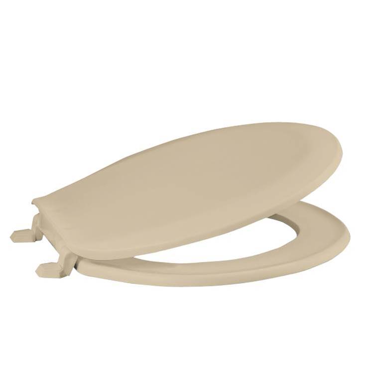 Centoco 1200-106 Round Plastic Toilet Seat, Standard Model, Light Weight Residential, Bone