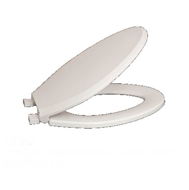 Centoco 4200-001 Elongated Plastic Toilet Seat, Light Weight Residential, White