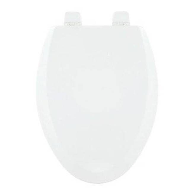 Centoco 900-001 Elongated Toilet Seat, Heavy Duty Molded Wood with Centocore Technology, White