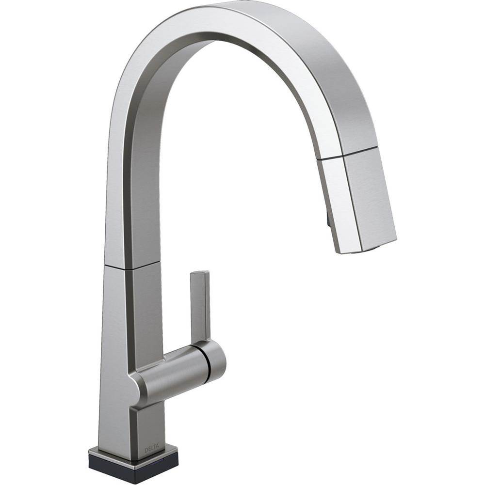 Delta Canada Pivotal™ Single Handle Pull Down Kitchen Faucet with Touch2O® Technology