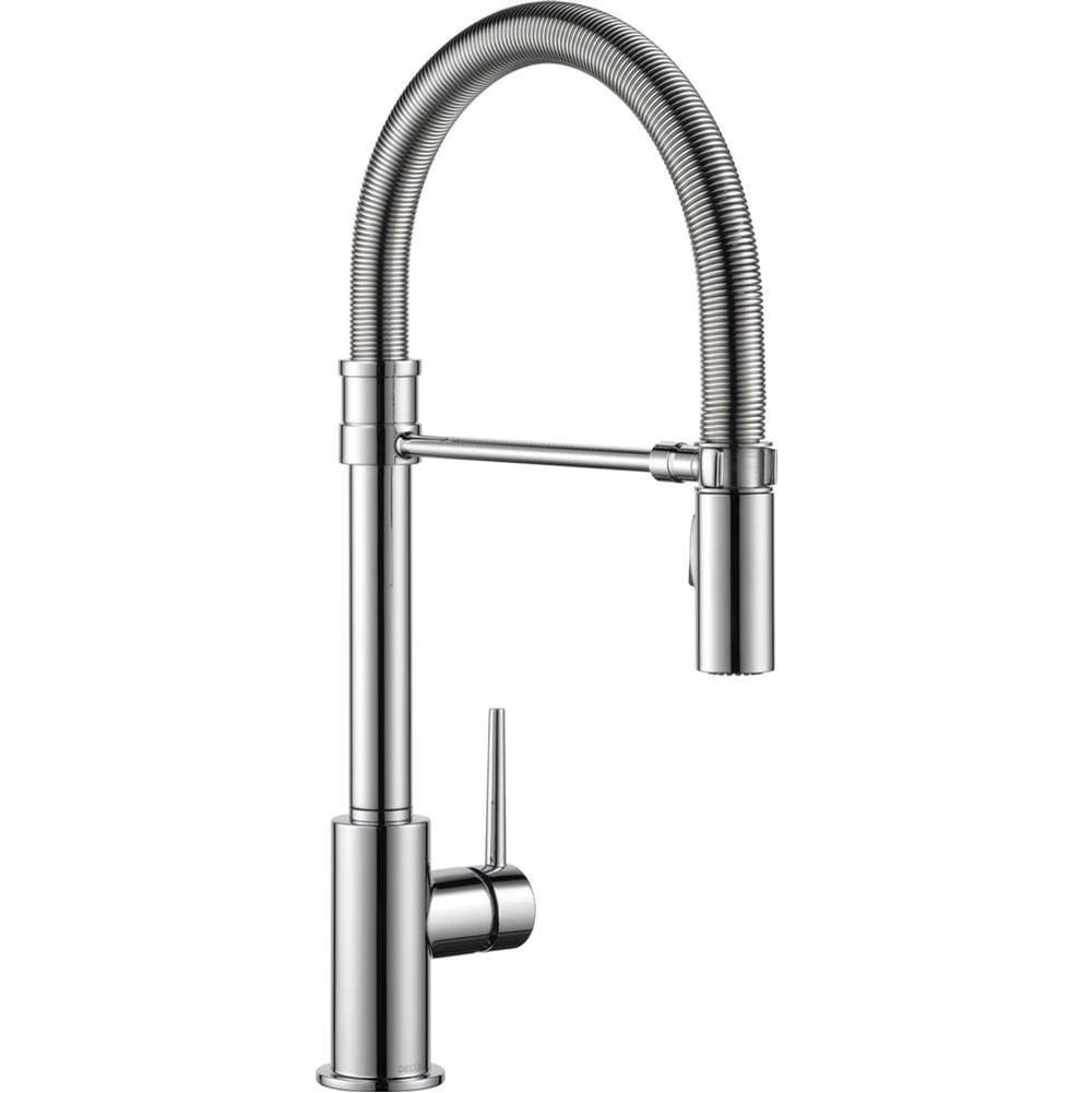 Delta Canada Trinsic® Single-Handle Pull-Down Spring Kitchen Faucet