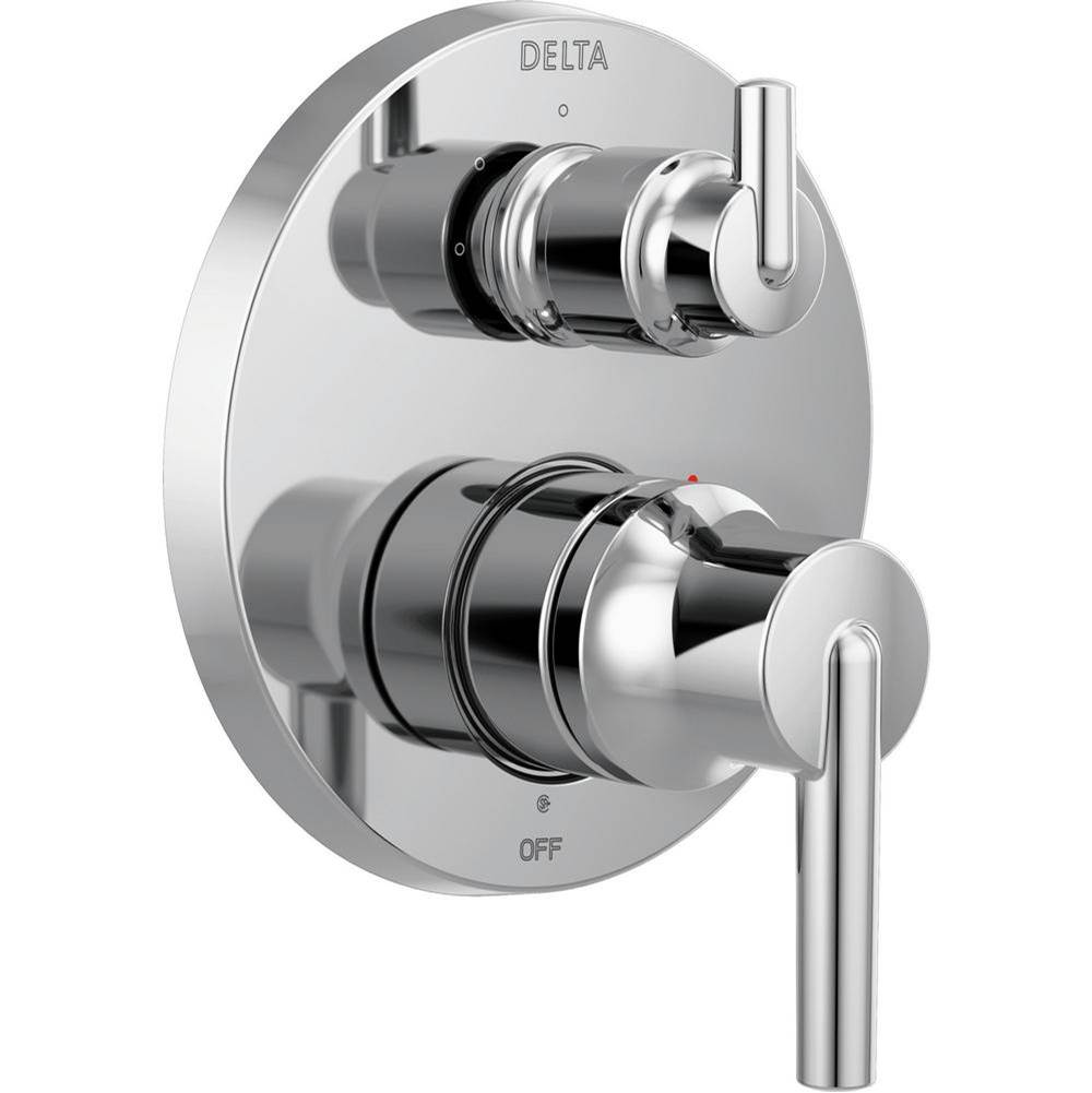 Delta Canada Trinsic® Contemporary Two Handle Monitor® 14 Series Valve Trim with 3-Setting Integrated Diverter