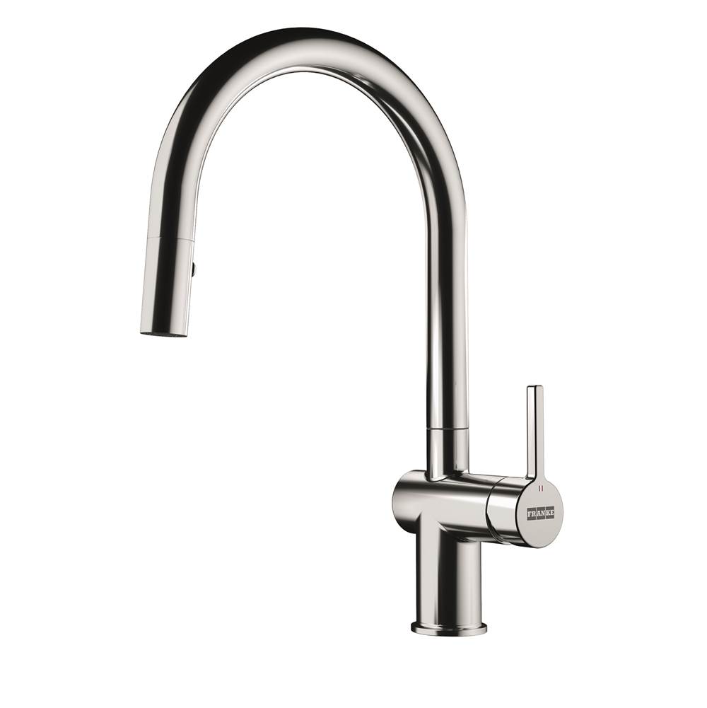 Franke Residential Canada 15.1-inch Single Handle Pull-Down Kitchen Faucet in Polished Chrome, ACT-PD-CHR