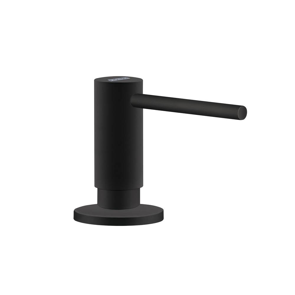 Franke Residential Canada ACT-SD-MBK Single Hole Top Refill Soap Dispenser in Matte Black.