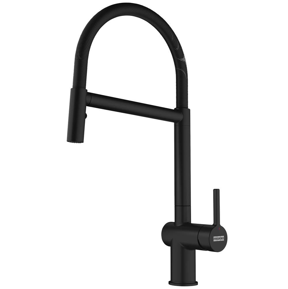 Franke Residential Canada 16.5-in Single Handle Semi-Pro Faucet in Matte Black, ACT-SP-MBK