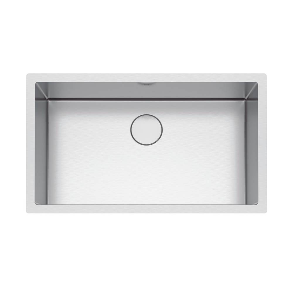 Franke Residential Canada Professional 2.0 32.5-in. x 19.5-in. 16 Gauge Stainless Steel Undermount Single Bowl Kitchen Sink -PS2X110-30-CA