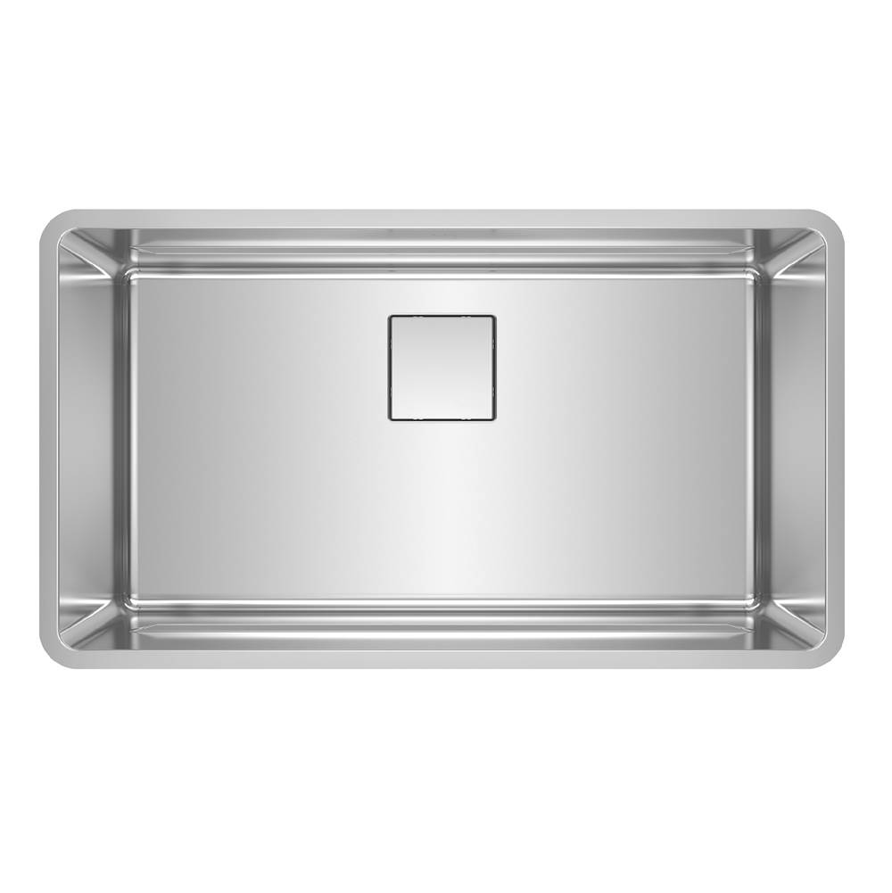 Franke Residential Canada Pescara 32.5-in. x 18.5-in. 18 Gauge Stainless Steel Undermount Single Bowl Kitchen Sink - PTX110-31-CA