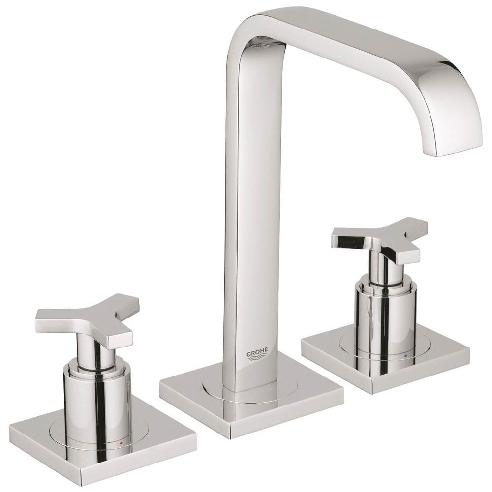 Grohe Canada Grohe Allure 3-hole lavatory wideset, cross handles