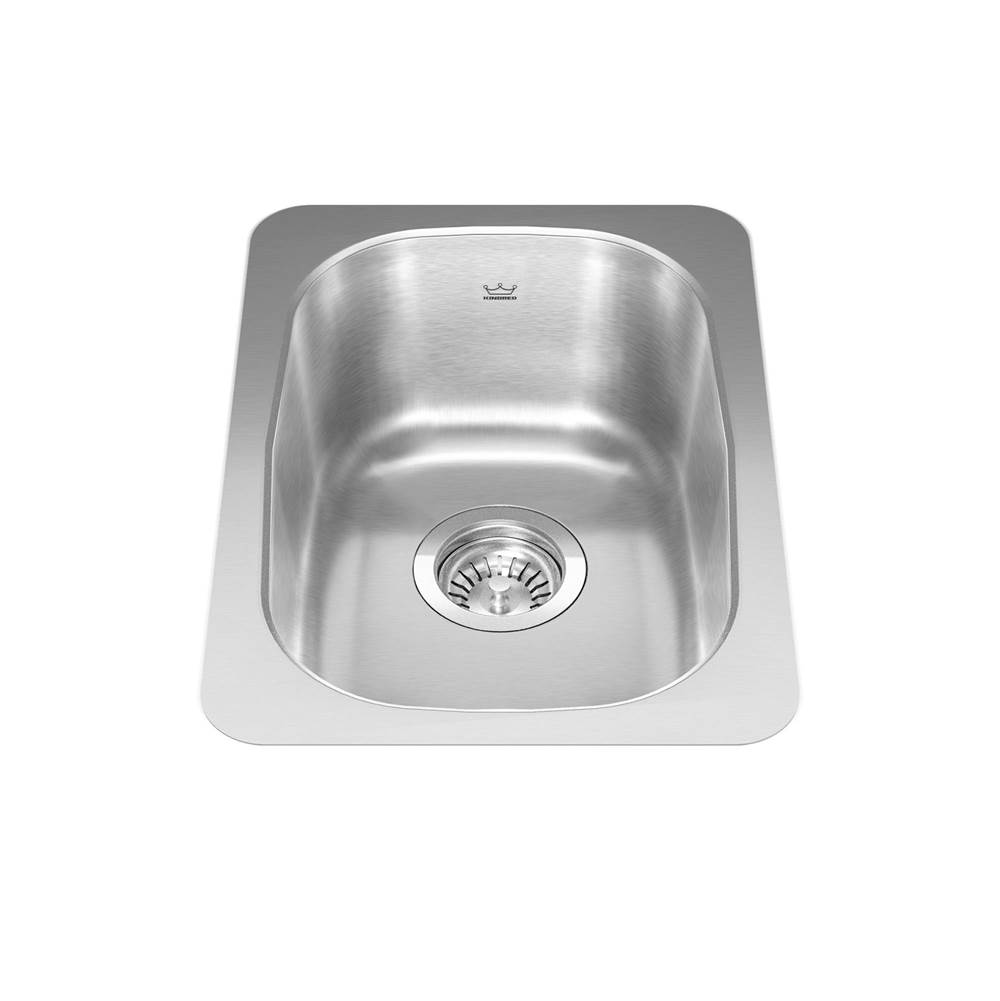 Kindred Canada Reginox 12.38-in LR x 18.13-in FB Undermount Single Bowl Stainless Steel Hospitality Sink