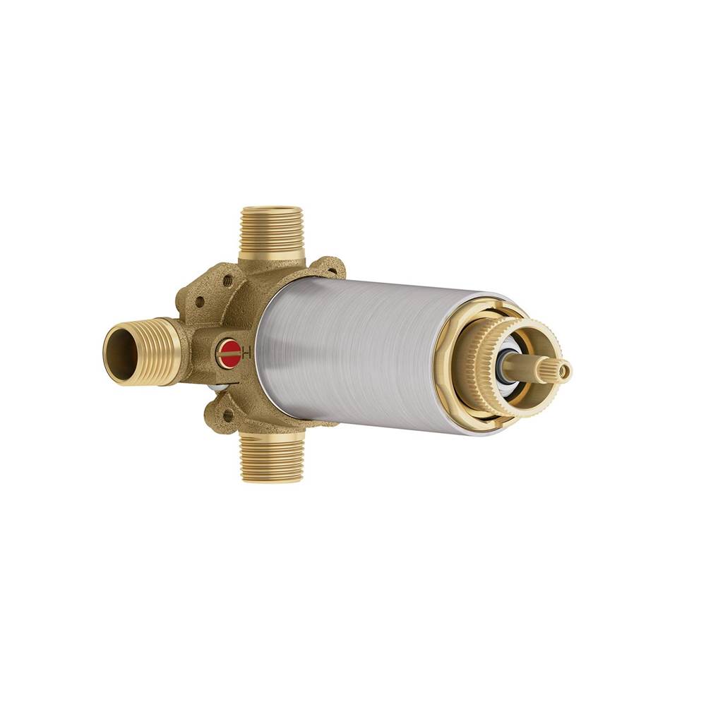 Kalia 2-Way AQUATONIK™ Type T/P 1/2'' Coaxial Valve with Diverter and ABS Protective Cover Pure Nickel PVD