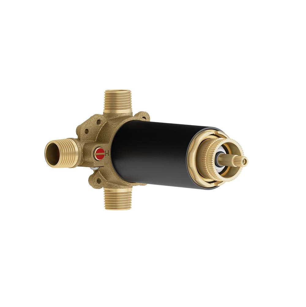 Kalia 2-Way AQUATONIK™ Type T/P 1/2'' Coaxial Valve with Diverter and ABS Protective Cover Matte Black
