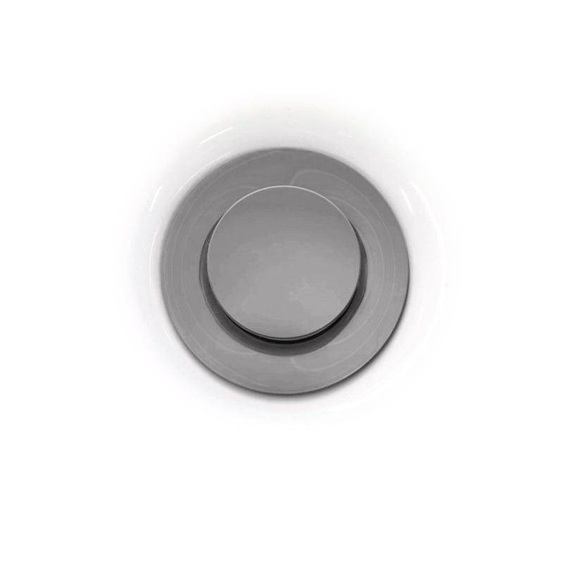 Kalia Push Drain With Overflow Assembly with 35.5mm Cap Chrome