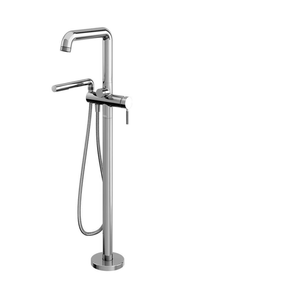 Kalia PRECISO™ Floormount Tub Filler with Handshower with Rough-In Chrome