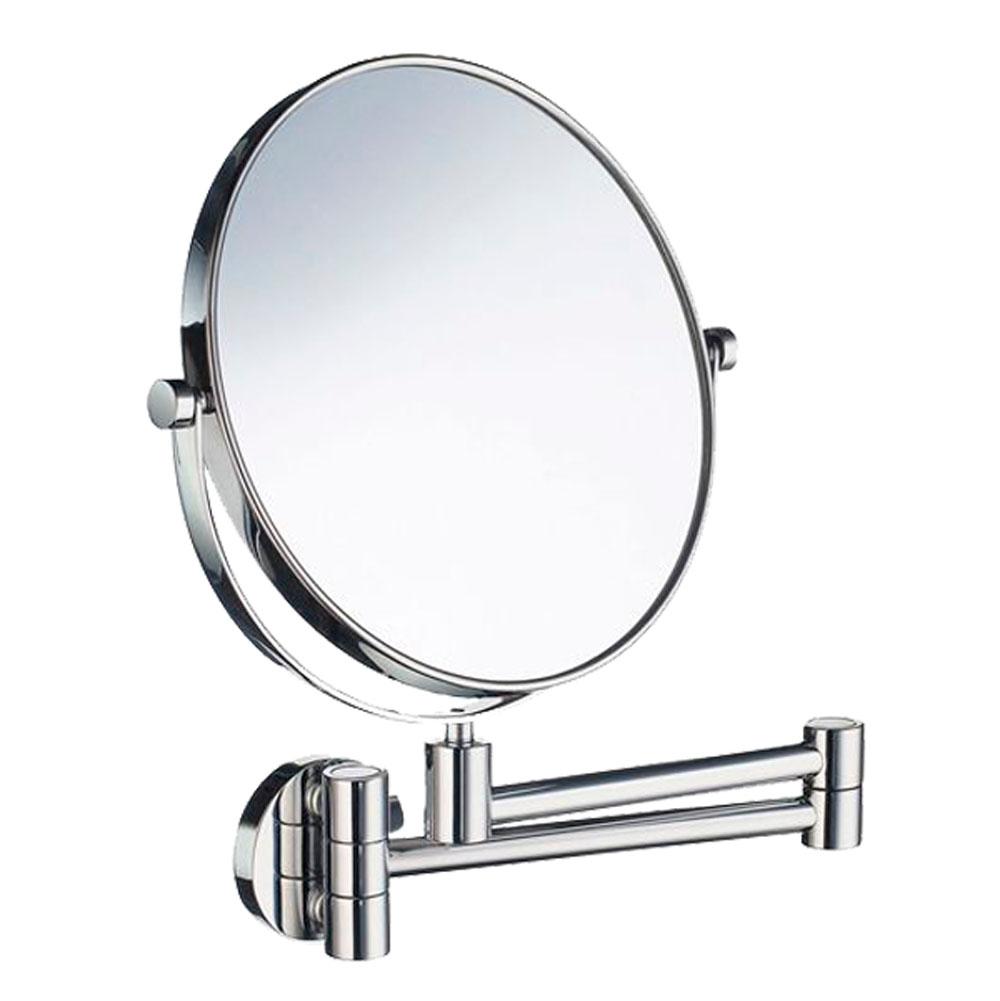 LaLoo Canada Circular Swing Mirror - 10'' Dia. - 7x Magnification  - Chrome