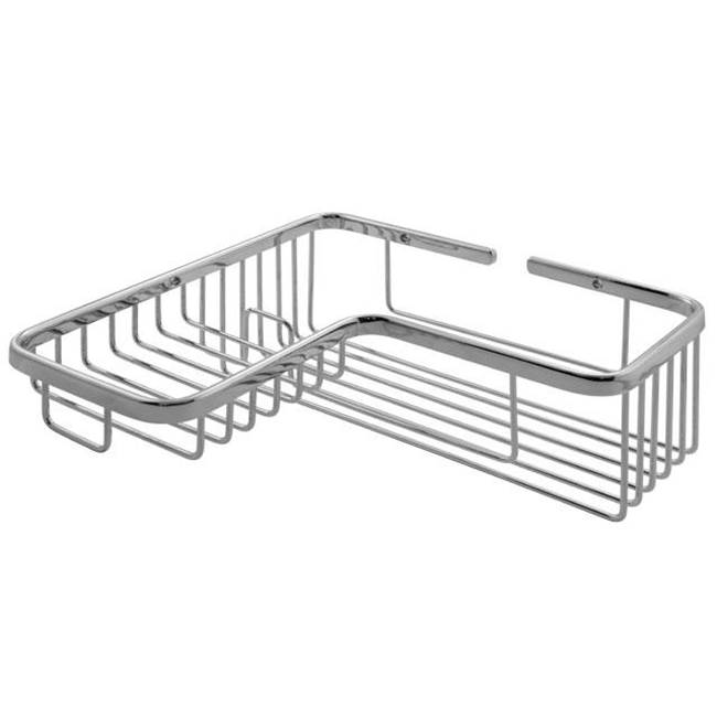 LaLoo Canada Single Soap and Bottle Wire Basket - Polished Nickel